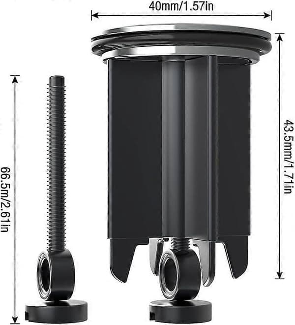 Vaskprop, 2 STK Premium Universal Vaskprop, Rustfrit Stål og Anti-Kalk [DB]