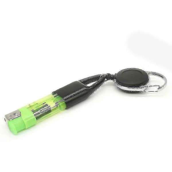 10 stk Silikonlighterholder Erme Klips Lighterdeksel med nøkkelring [DB]