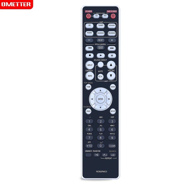 Uusi Rc002pmcd Marantz Audio Cd -soittimen kaukosäätimeen Cd6007 Pm6007 Pm7000n Cd5005 Pm5005 [DB]