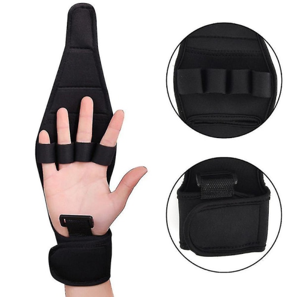 Justerbar Finger Anti-spasticitet Rehabiliteringshandsker Auxiliary Training Glove DB