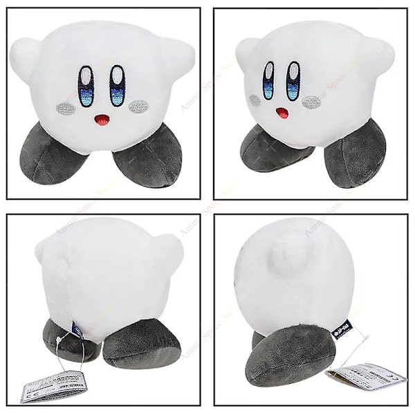 Ny ankomst grå stjerne Kirby plysjdukke leketøy tegneserie anime 14cm stjernehimmel Kirby myk utstoppet samling jenter barn bursdagsgaver [DB] Kirby