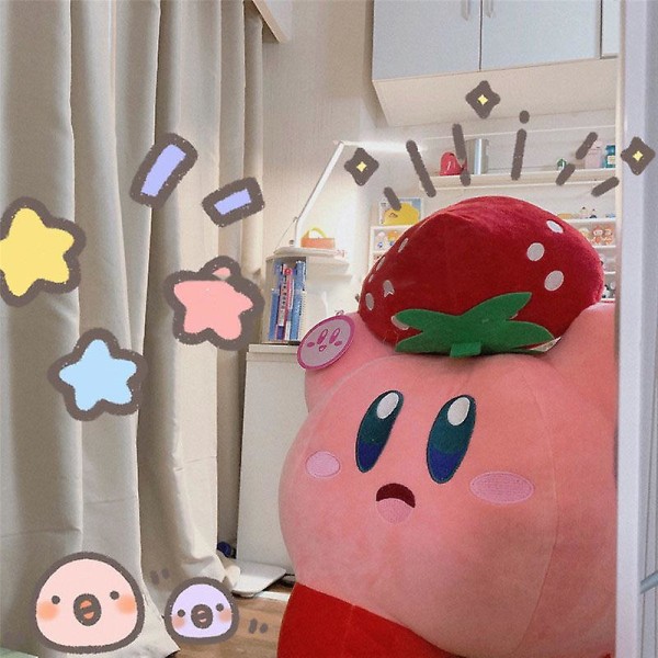 40*45 cm Kawaii Sanrios plyschkudde Kuromi My Melody Kirby Cartoon Anime Doll Toys Mjuk fylld plysch födelsedagspresent för barn [DB] 45CM Kirby-10