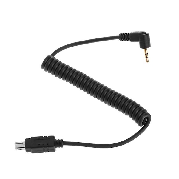 2,5 mm-N3 Kaukolaukaisimen liitäntäkaapeli Nikon DSLR-kameroille D3100 D7000 [DB] Black