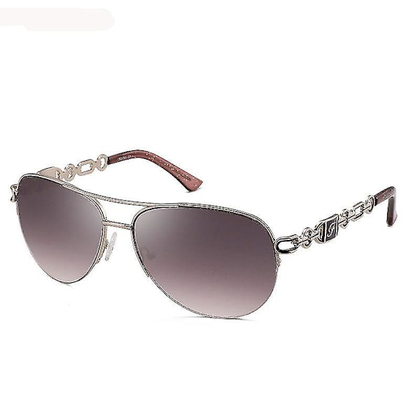 Polariserede Aviator Solbriller, Let Metalramme Solbriller Uv400 [Db] Grape purple