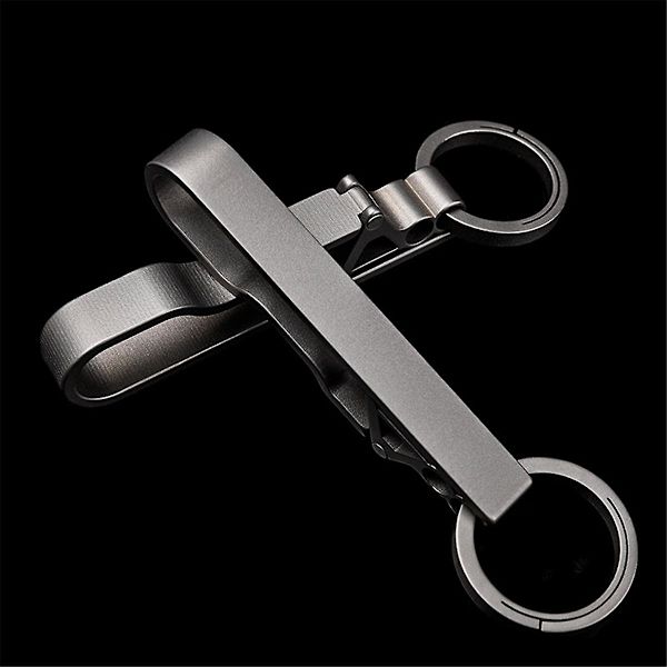 Titanium Bæltespænde Titanium Taljeklemme Nøglering Tilbehør Nøglering Holder Udendørs Bærbare Værktøjer