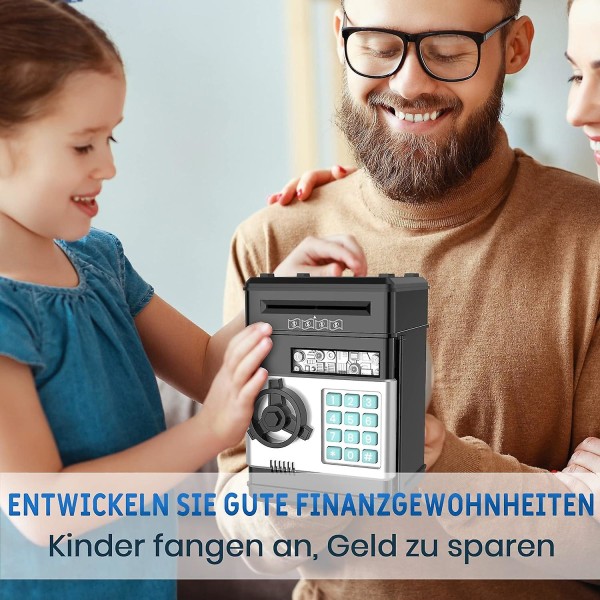 Spardose Kinder, Sparschwein Gro Cash Truck Tresor Kinder Spargris, Coole Sachen Fr Jungs Schwarz