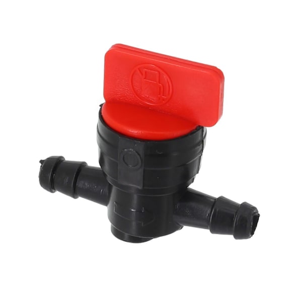 Benzinhane Universal Robust ABS Inline Brændstofafspærringsventil 6mm til Motorcykel db Black