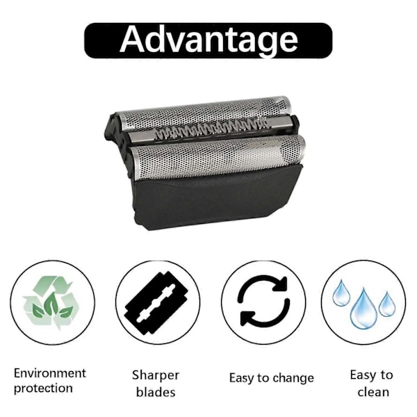 51B Parranverkko Braun 8000 Series 5 ContourPro 360 Complet, Activator Fit WaterFlex WF1s WF2s 5760 5758 5751 5647 550 570cc [db]