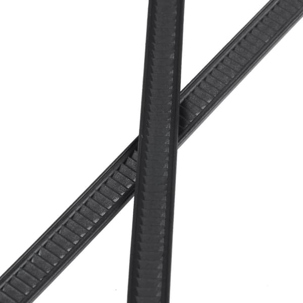 Nylon Push Mount Car Dome Cable Zip Tie, 162mm Length, 20 Pcs, Black db Black