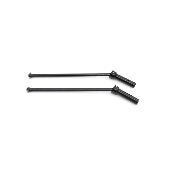 2 st metall främre bakre drivaxel drivaxel Cvd för Arrma 1/5 Outcast Kraton 8s Rc lastbil bil uppgra [DB] black