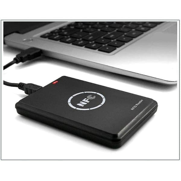 Rfid Nfc Kopimaskine Duplikator Nøglebrik Smart Card Reader Writer 13.56mhz Krypteret Programmer Us-haoyi [DB] black