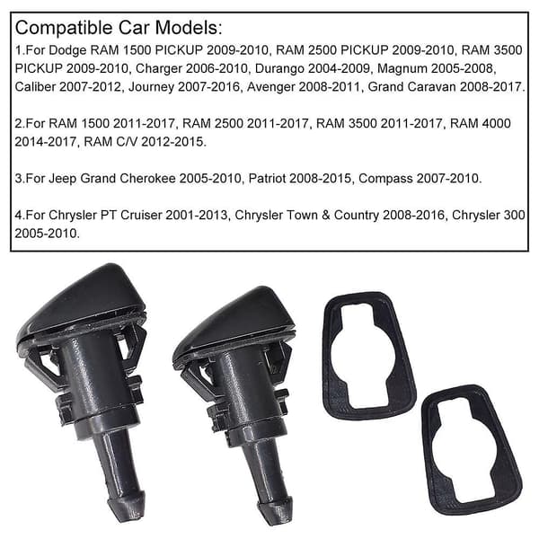 Reservedele til forrudeviskerdyser til Dodge Ram Jeep Chrysler Pt Cruiser 2001-2013 [dB}