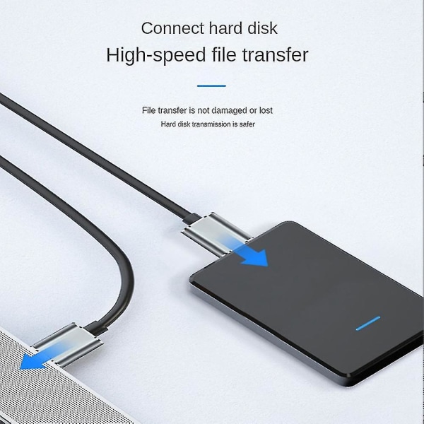 Extern hårddiskkabel USB -b Hdd-kabel -b Datakabel Ssd Sata-kabel för hårddisk -b Usb3.0, 0.