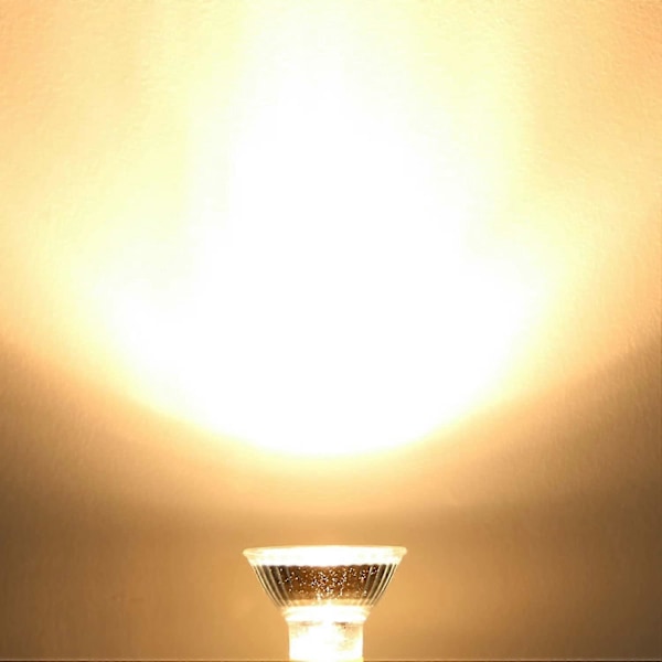 6-pak Gu10 Halogenpærer 50w 230v Gu10 Halogen Spotlight Pærer Varmt Hvid Til Loftlamper Dæmpbar -ZHENV db