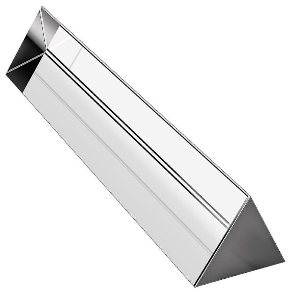 Kristall 6 tum optiskt glastriangulärt prisma för undervisning i ljusspektrumfysik och fotofotograferingsprisma, 150 mm Db