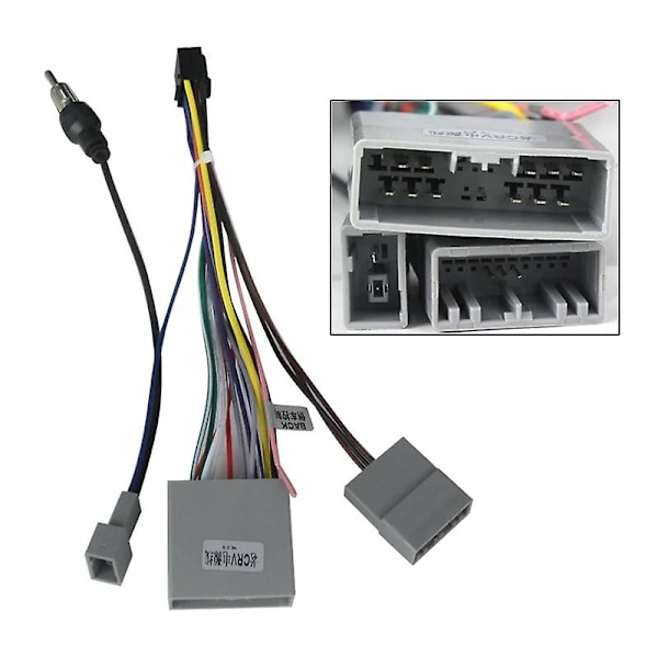 Til Honda CRV CR-V 3 RE 2006 - 2012 Bilradio Instrumentbræt Panelramme Strømkabel [Db] C
