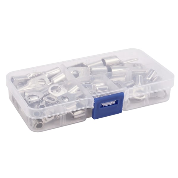 Bolt Hole Tinned Copper Cable Lugs Battery Terminals Set Wire Terminals Connector (FW) silver