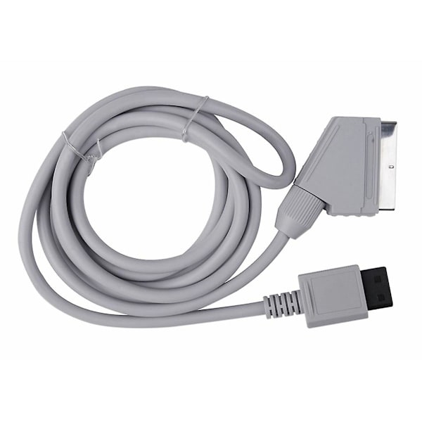RGB Scart Video TV AV Kabel til Wii Wii-U Videospil [db] PAL