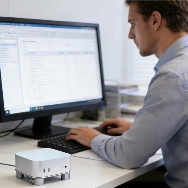til stationær CPU til computertilbehør til pc med robust materiale, justerbare beslag med stabilt design, kompakte computerstandere pa[DB]
