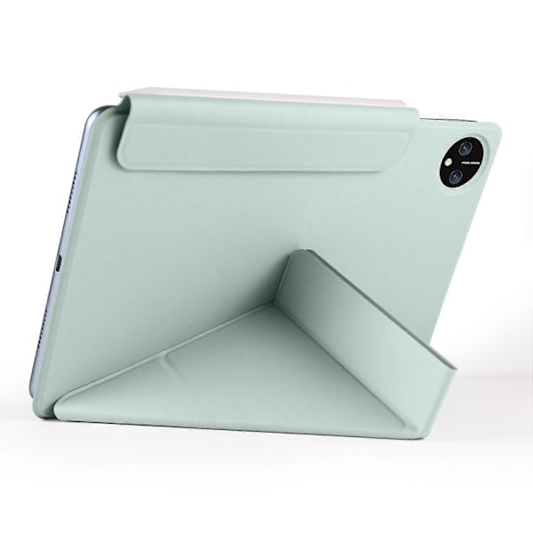 Magnetiskt Läderfodral För Honor MagicPad 2 12.3 db Baby Green