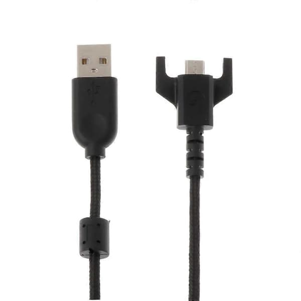 Udskiftningskabel til USB-opladning og data til Logitech G Pro X Superlight Glorious Model O D trådløs gamingmus [DB] Nylon Braided 180CM