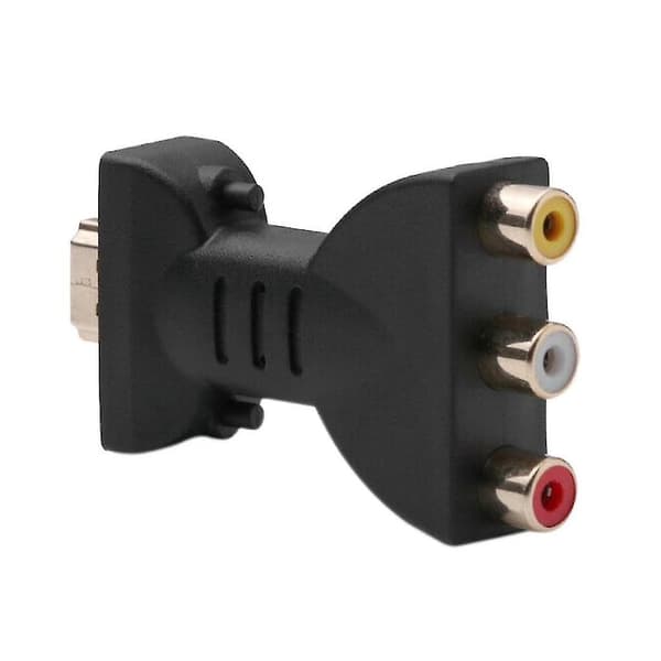 HDMI til 3 RCA Konverter, Komposit Video Audio Adapter [DB]