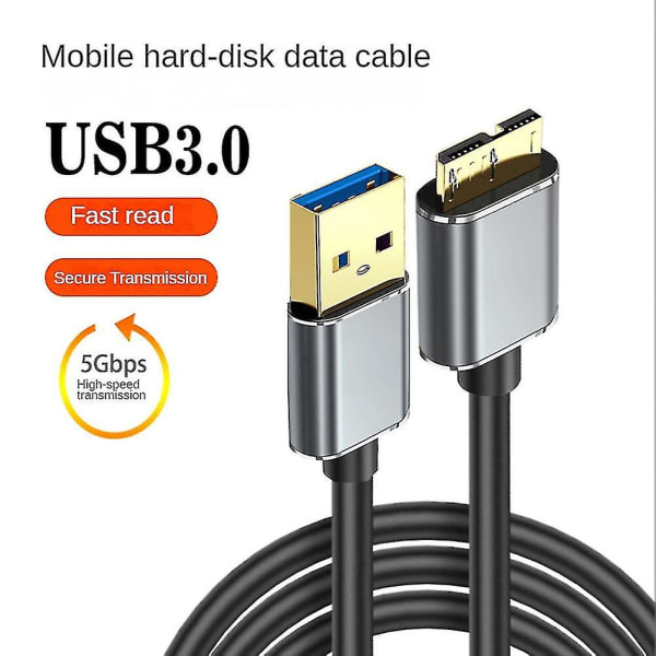 Kiintolevyn ulkoinen kaapeli USB -b HDd-kaapeli -b Datakaapeli Ssd Sata -kaapeli kiintolevylle -b Usb3.0, 0.