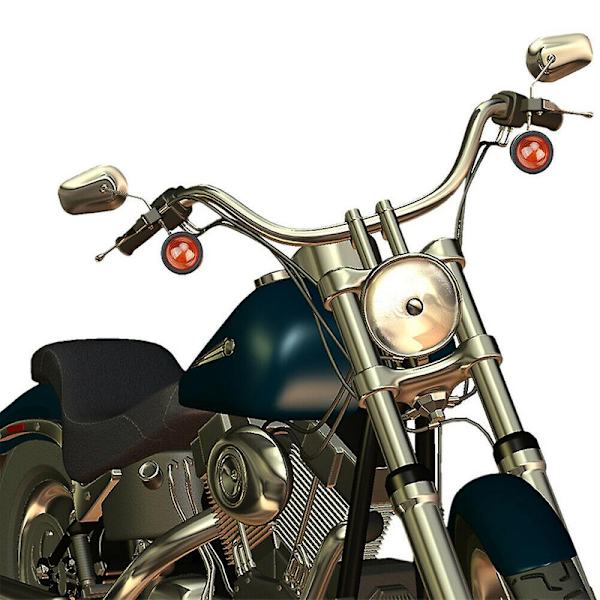 5 stk./sæt Motorcykel Blinklys Baglygter Brems Stop Lygte Til Cafe Bobber Chopper [DB] Black