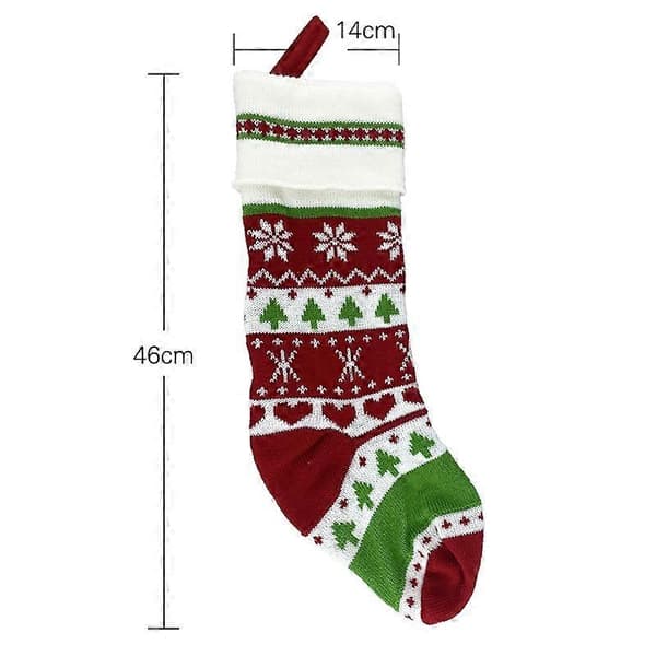 Julepynt Juleuldstrømper Gaveposer Børneslikposer Red