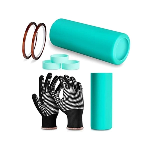 Silikonhylsa Sublimation Band Kit - Använd till Skinny Raka Blanks Cups, Sublimation Accessories Wraps- 20 Oz