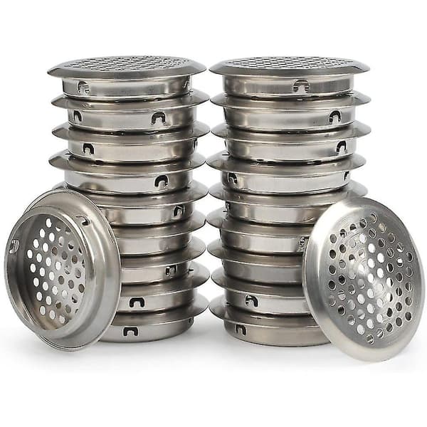 Db 50 stk ventilasjonsgitter i rustfritt stål ventilasjonshull