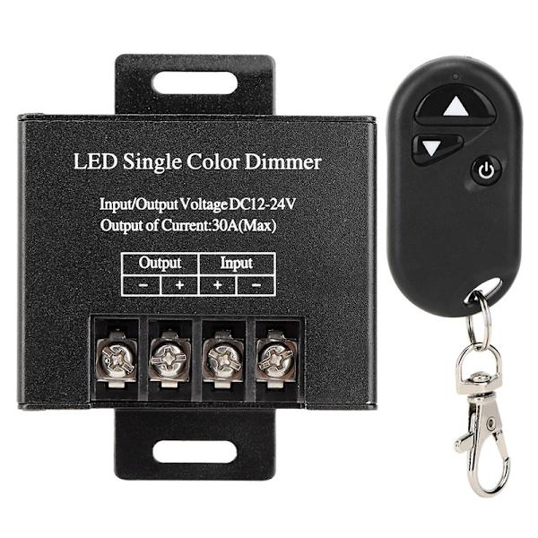 30A DC12/24V troller - 720W, 3 knapper RF Dimmer {DB}