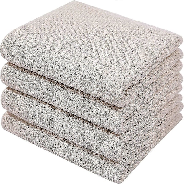 6-pack Bomulls Frotté Disktrasor Kök Disk Torka Hängögla [DB] Apricot 34*73cm