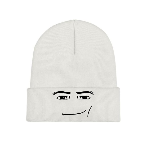 Roblox Ansigtsstrikning Strikket Hue Beanie Caps Skullies Beanies Ski Cap Blød Bonnet Huer Vinter Varme [DB] 3
