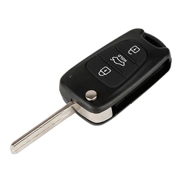 2x Dandkey Hyundai I20 I30 IX35 I35 Solaris RIO Elantra Kia K5 Verna Picanto Sportage Taittuva Auton Kaukosäätimen Avainkotelo Fob-kuori [Db]