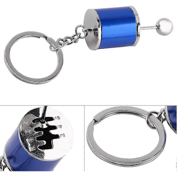 2 st Mini Bil Växelspak Fingertoppsleksak Simulering Automatisk Växellåda Leksak Manuell Växel Anti-stress Fidget Leksak Lämplig För Pojke Db blue