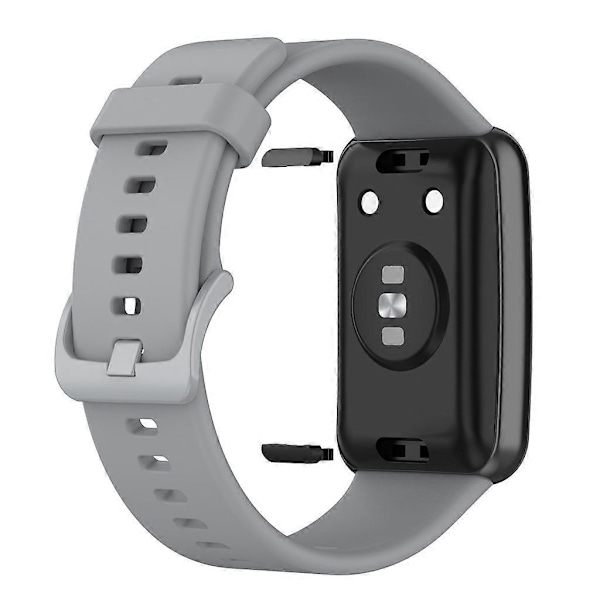 Til Huawei Watch Fit Remme Justerbart Urarmbånd Silikone Smartwatch Rem [DB] Black