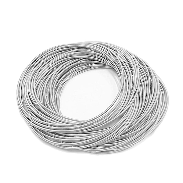50 kpl Jousirannekeet Hiiliteräsranneke Elastinen Liukumaton Ranneke Käsityö [DB] Steel Color