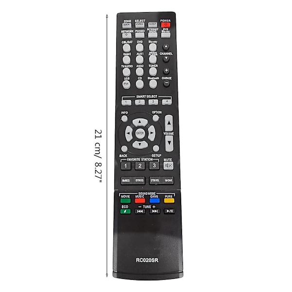 Fjernkontroll erstatning for Marantz Av Surround Receiver Hjemmekino System Rc020sr Nr1504 Rc018sr Nr1403 Nr1501 [db]