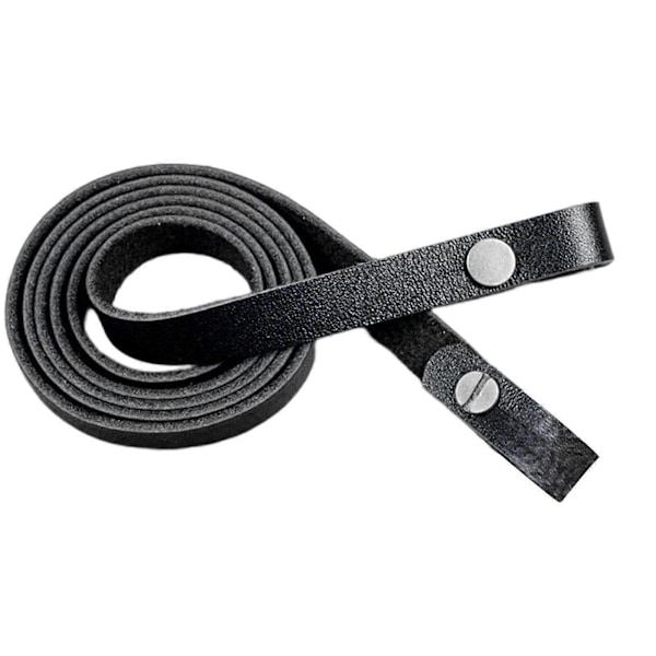 Äkta Läder Handgjord Kikare DC Kamera Axel- & Halsrem Ny [DB] Black