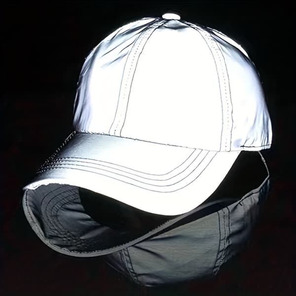 En självlysande basebollkeps för män [DB] Grey