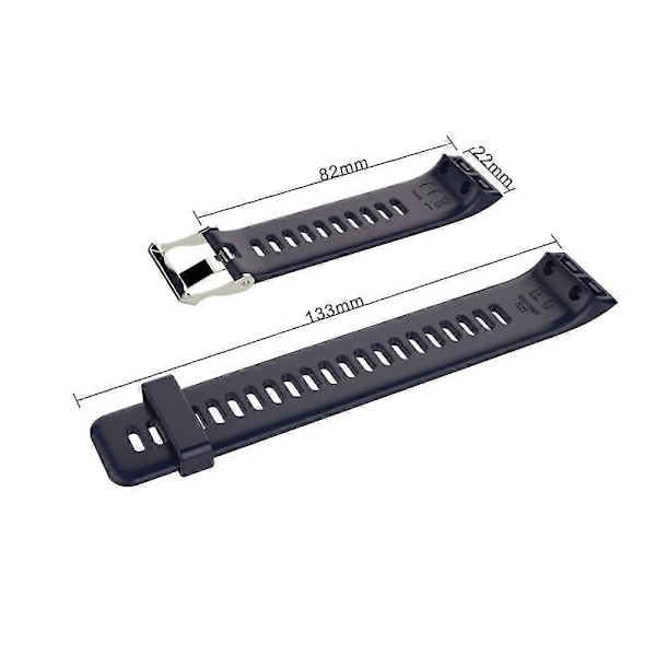 För Garmin Forerunner 30 / 35 Silikon Armband [db] Black