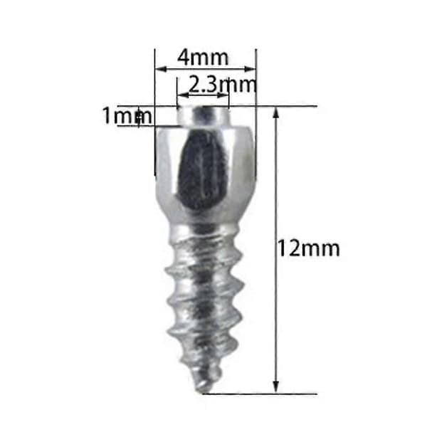 100 stk 12 mm Dekkpigger Karbidskruer Snøpigger Anti-Is For Bil/SUV/ATV/UTV Dekkpigger DB