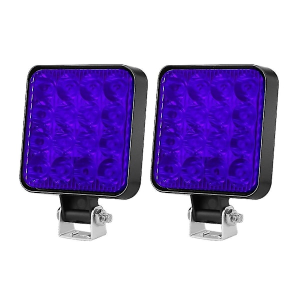 Arbejdslys 48w Led Forlygte Flood Spot Lampe Vandtæt Til Off-road Lastbil Båd [db] Blue