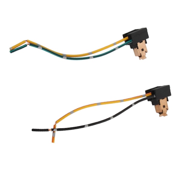 2 stk. Forlygte Lampe Pære Sokkel Ledningsnet Stik Adapter Linje Til H1 Pære [DB]