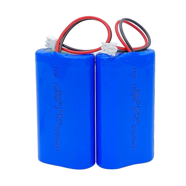 3,7 V 18650 Lithium Batteri 3600/5200mah Genopladelig Batteripakke Megafon Højttaler Beskyttelseskort [DB] 5200mAh