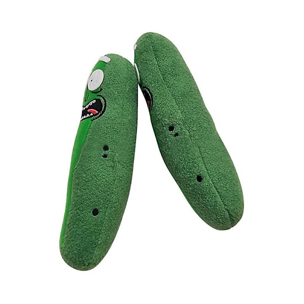 Söpö Pickle Rick 20cm pehmoinen täytetty nukke hauska pehmeä tyyny kasvot täytetty nukke [DB] 1PC