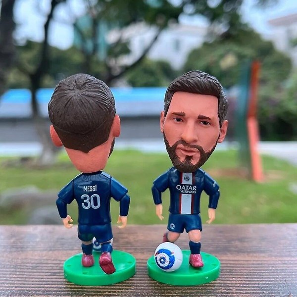 Fotbollsstjärna Messi Figur Fotbollsspelare Prydnader Samling Dockor Sport Actionfigurer Souvenirer Leksaker Gåvor Db 3