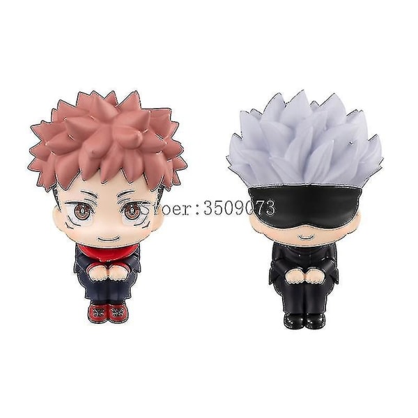 Jujutsu Kaisen Anime Figur Gojo Satoru Itadori Yuji Look Up Action Figur Jujutsu Kaisen Fushiguro Megumi Figurine Doll Gave [DB] no box F