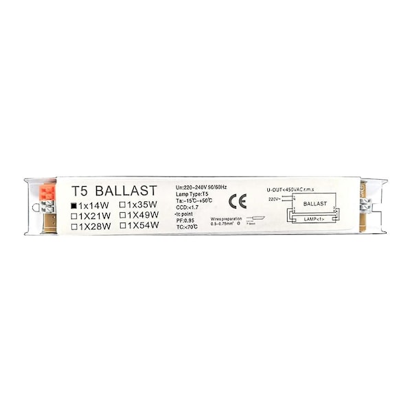 Erstatningsballast for fluorescerende lamper, energisparende for verksted og kontor [DB] 1x28W